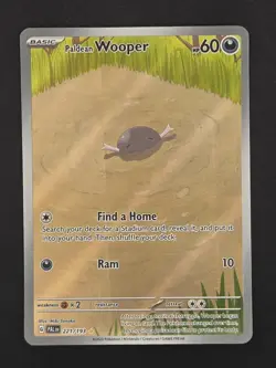 Paldean Wooper - 221/193 Illustration Rare Pokemon TCG SV02: Paldea Evolved NM - Image 1