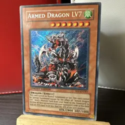 🔥YUGIOH • ARMED DRAGON LV7 • SECRET RARE • SD1-ENDE1 • LIMITED ED • VLP + bonus - Image 1