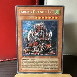 🔥YUGIOH • ARMED DRAGON LV7 • SECRET RARE • SD1-ENDE1 • LIMITED ED • VLP + bonus - Image 2