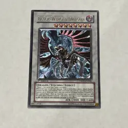 Yugioh Black-Winged Dragon TSHD-EN040 Ultimate Rare 1st Ed NM - Image 1
