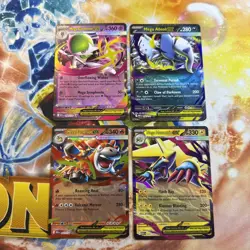 Pokemon Mega Evolution English 4 card lot NEAR MINT EX LOT!!! FREE SHIP :) - Image 1
