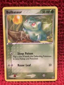Bulbasaur 54/112 2004 EX FireRed & LeafGreen Pokemon Card TCG Nintendo - VLP - Image 1