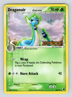 PL Dragonair 28/101 EX Dragon Frontiers Reverse Holo Pokemon Card - Image 1