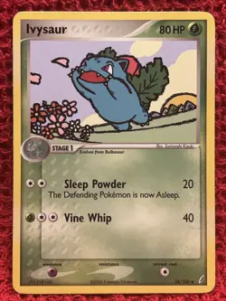 Ivysaur 34/100 EX Crystal Guardians Common Pokemon Card Non Holo 2006 MP - Image 1