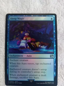 Sleep Magic #74 (Foil) (NM) Final Fantasy FIN Magic MTG Mint Card - Image 1