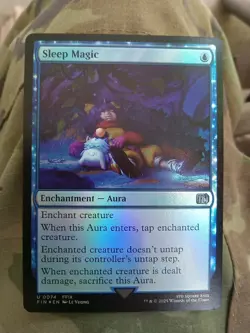 Sleep Magic #74 (Foil) (NM) Final Fantasy FIN Magic MTG Mint Card - Image 2