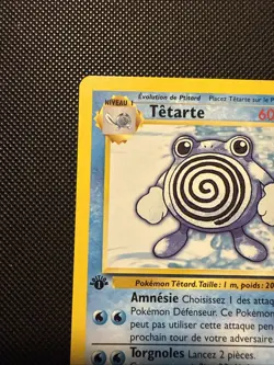 Pokemon Card - Poliwhirl Tetarte FRENCH 1st Edition Base Set 38/102 Uncommon - Image 2