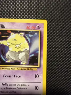 Pokemon Card - Drowzee Soporifik 1st Edition French Base Set 49/102 - Image 3