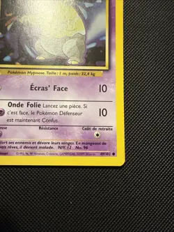 Pokemon Card - Drowzee Soporifik 1st Edition French Base Set 49/102 - Image 4