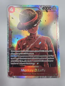 Monkey.D.Luffy OP12-015 Legacy of the Master Foil One Piece Card Game - Image 1