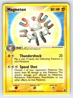 Magneton 27/112 2004 EX FireRed & LeafGreen Pokemon Card Rare - Nm - Image 1