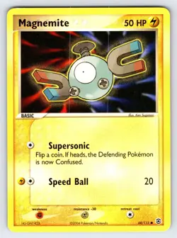 Magnemite 68/112 2004 EX FireRed & LeafGreen Pokemon Card TCG Nintendo - Lp - Image 1