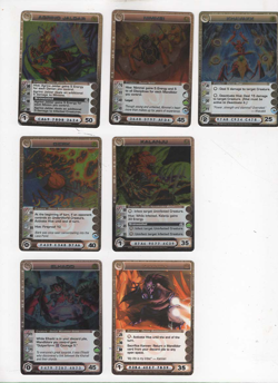 Chaotic lot #163. Lot of 7 Rare Danian creature cards - Image 1
