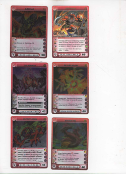 Chaotic lot #180. Lot of 6 Rare Underworld creature cards - Image 1