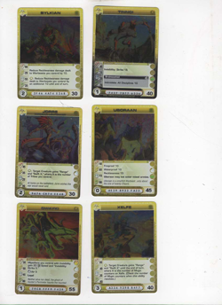 Chaotic lot #202. Lot of 6 Rare Mipedian creature cards - Image 1