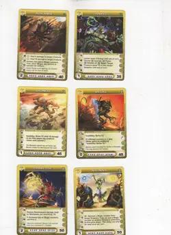 Chaotic lot #052. Lot of 12 Mipedians creature cards - Image 1