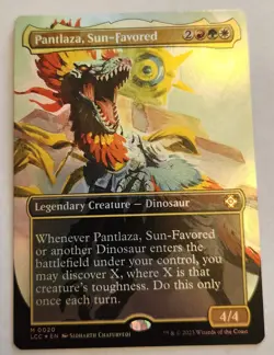 Pantlaza, Sun-Favored LCC #20 Borderless Foil Mythic NM - Image 1