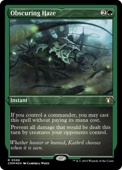Obscuring Haze (Foil Etched) Commander Masters - Near Mint Foil - Image 1