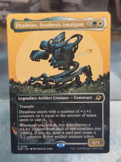 R 0298 Dyadrine, Synthesis Amalgam TRIUMPHANT BORDERLESS Edge of Eternities MTG - Image 1