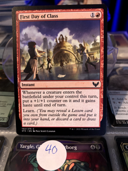 MTG First Day of Class (102/447) Strixhaven School of Mages NM - Image 1