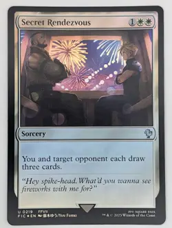 (Foil) Secret Rendezvous (0219) (0219) Commander: FINAL FANTASY NM - Image 1