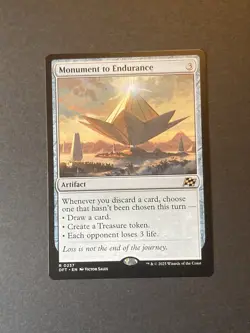 1x Monument to Endurance - Aetherdrift (DFT) Magic the Gathering - Image 1