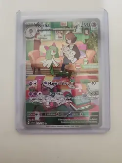 2023 Pokemon Kirlia Scarlet & Violet Illustration Rare 212/198 - Image 1