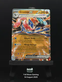 Greninja ex 106/167 Full Art - Twilight Masquerade - Near Mint Pokemon TCG - Image 1