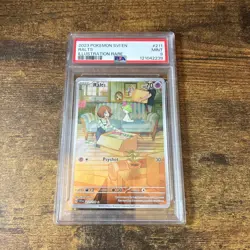 Pokemon-EN Scarlet And Violet Ralts Illustration Rare 211/198 PSA 9 (#121042239) - Image 1