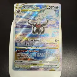 Pokemon TCG Darkrai VSTAR GG50/GG70 Crown Zenith Secret Rare Full Art Holo NM - Image 1