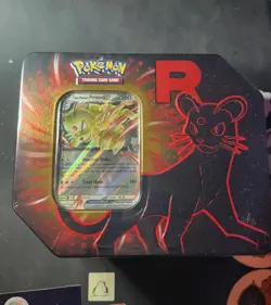 Pokemon TCG: Team Rocket Tin-Team Rocket's Persian ex- New- Sealed- Unopened - Image 2