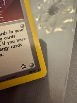 Pokemon TCG Trainer: Super Energy Retrieval Neo Genesis Set Rare Unlmtd 89/111 - Image 2