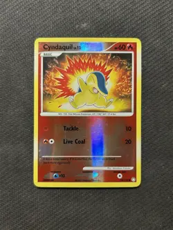 Pokemon TCG Cyndaquil 79/123 Reverse Holo! MP/HP Condition! See Description! - Image 1