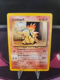 Cyndaquil 57/111 Pokemon TCG Neo Genesis Non-Holo LP - Image 1
