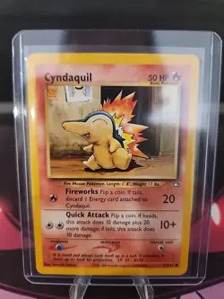 Cyndaquil 57/111 Pokemon TCG Neo Genesis Non-Holo LP - Image 3