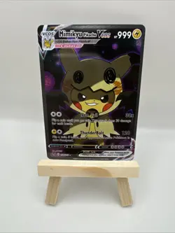 Pokemon Non-TCG Mimikyu Pikachu VCOS High Quality Holo Fan Art - Image 1