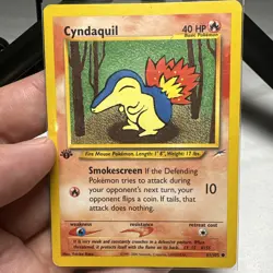 Cyndaquil 61/105 Neo Destiny-1st Edition Regular Pokemon TCG - LP WOTC - Image 1