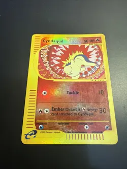 Pokemon TCG-Cyndaquil 105/165 Expedition Reverse holo - Image 2