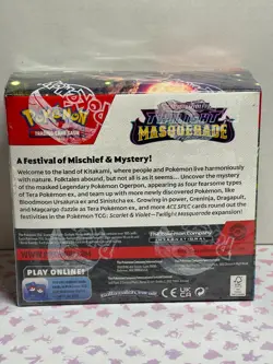 Pokemon TCG Scarlet & Violet -Twilight Masquerade Booster Box - 36 Packs - Image 3