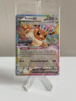 2025 Pokemon TCG • Eevee ex Prismatic Evolutions Promo • 075/131 NM Sealed - Image 2