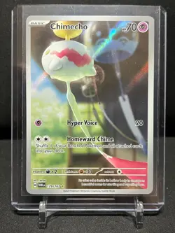 Chimecho 179/167 IR Illustration Rare Pokemon 2024 Twilight Masquerade NM - Image 1