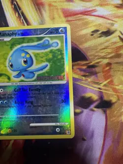 Manaphy Reverse Holo Stamp 2007 Diamond & Pearl Edition, #9/130 Pokemon TCG - Image 3