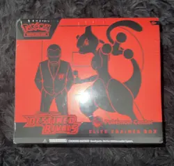 Pokemon TCG Destined Rivals POKEMON CENTER ETB Elite Trainer Box NEW SEALED - Image 1