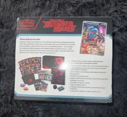 Pokemon TCG Destined Rivals POKEMON CENTER ETB Elite Trainer Box NEW SEALED - Image 2