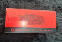 Pokemon TCG Destined Rivals POKEMON CENTER ETB Elite Trainer Box NEW SEALED - Image 4