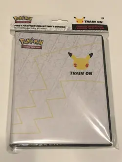 Pokemon 25th Anniversary Oversized Binder Pikachu Promo First Partner Collector - Image 2