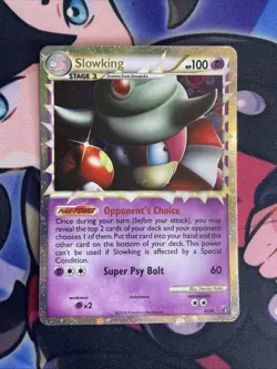 Pokemon Slowking Prime #85/90 Undaunted HGSS Ultra Rare Holo-2010 LP - Image 1
