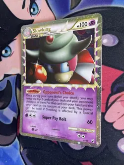 Pokemon Slowking Prime #85/90 Undaunted HGSS Ultra Rare Holo-2010 LP - Image 3