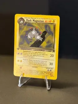 Dark Magneton 28/82 - Team Rocket 1st Edition - WOTC Non-Holo Pokemon LP - Image 2