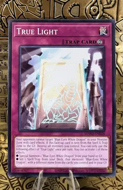 Yugioh! True Light SDWD-EN028 Structure Deck: Blue-Eyes White Destiny Common NM - Image 1